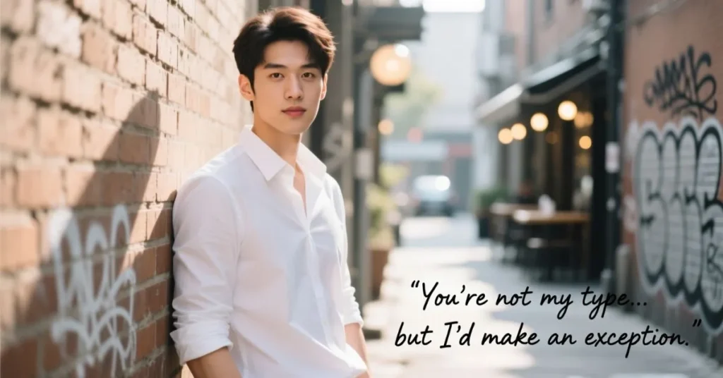 Witty pick up lines that feel bold but clean