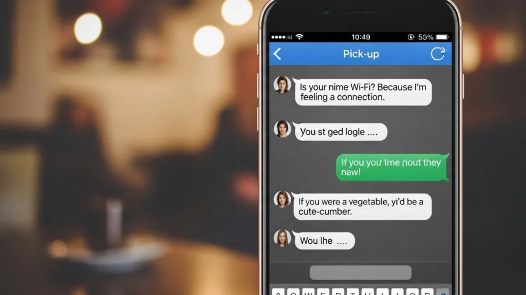 Awesome Pick Up Lines Over Text