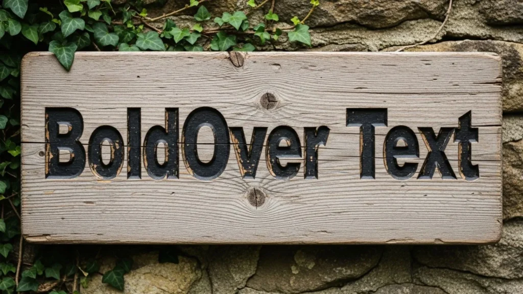 Bold Pick Up Lines Over Text