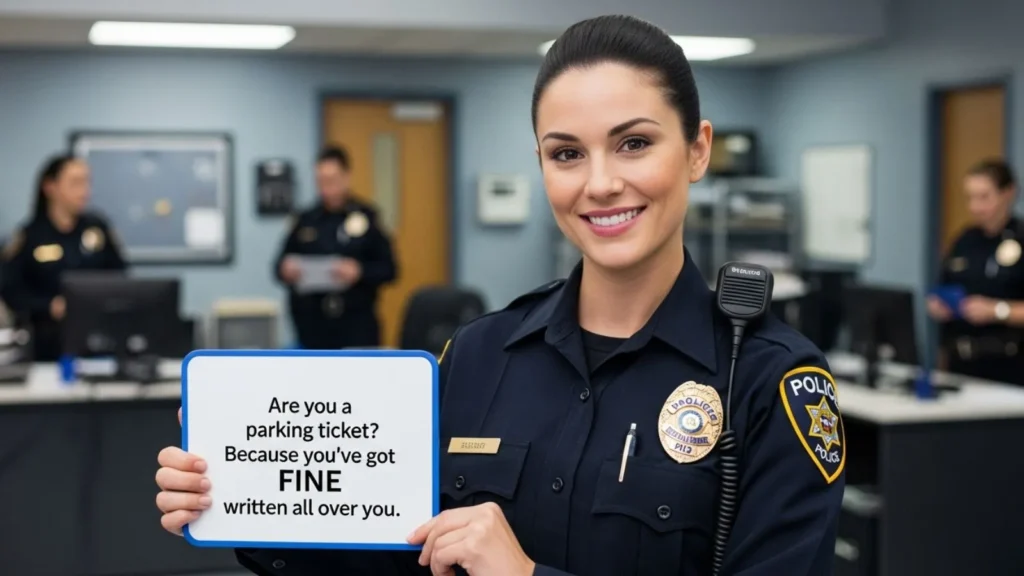 Confident Police Pick Up Lines