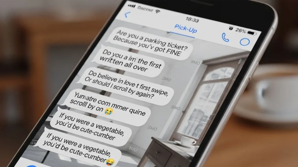 Pick Up Lines Over Text Message