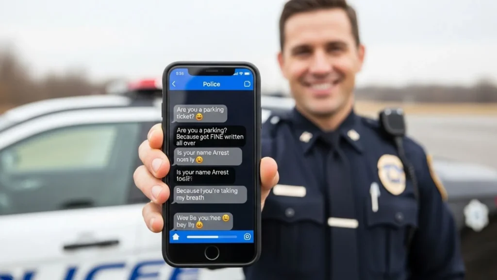 Police Pick Up Lines for Text