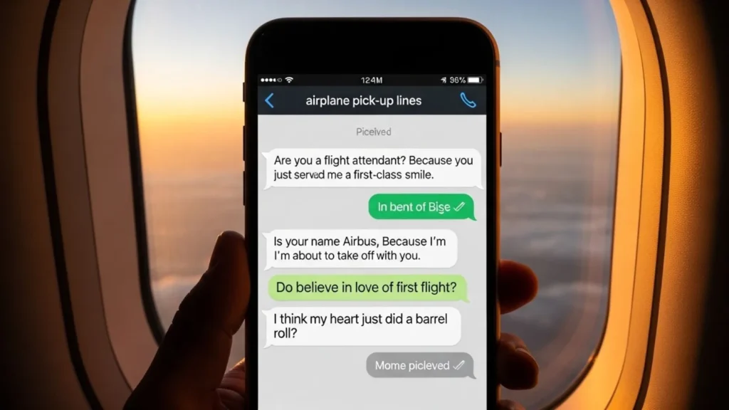  Airplane Pick Up Lines for Texting