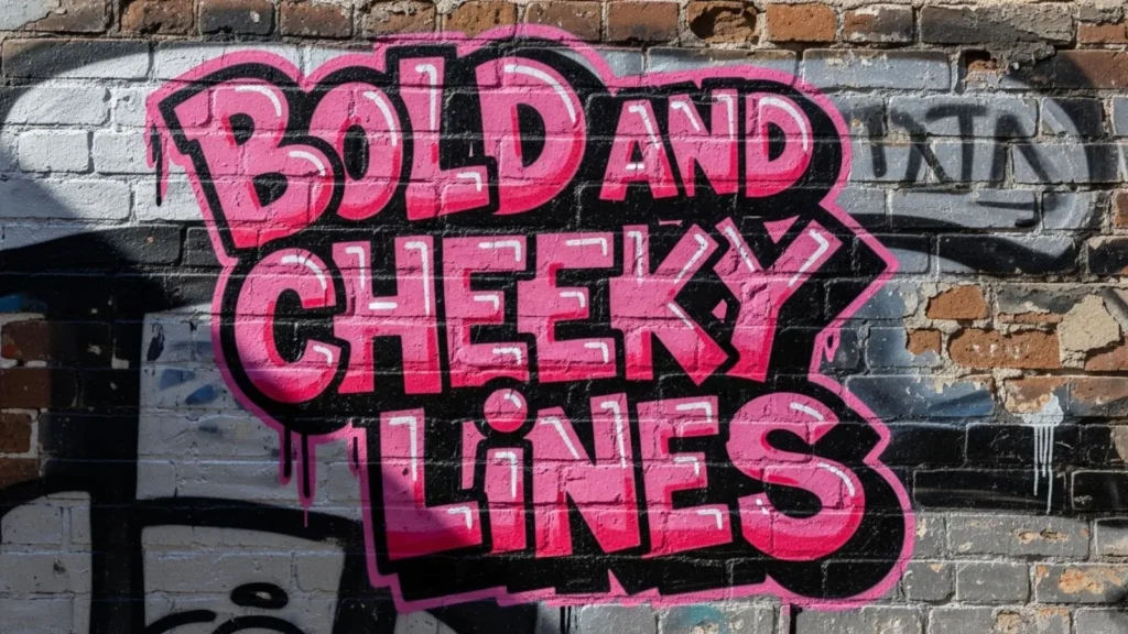 Bold and Cheeky Lines