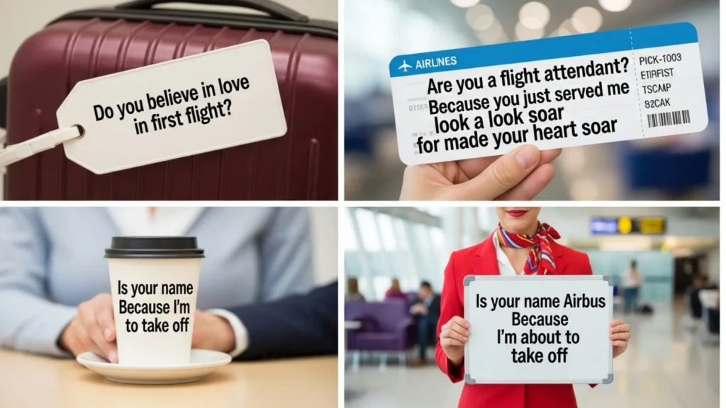 Clever Airplane Pick Up Lines