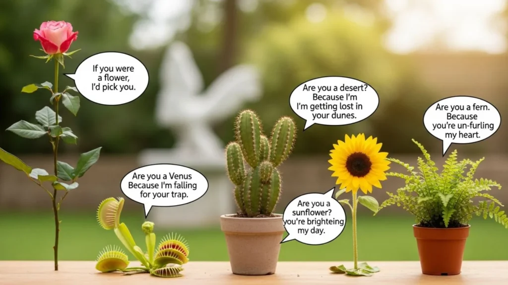 Clever Botanical Pick Up Lines