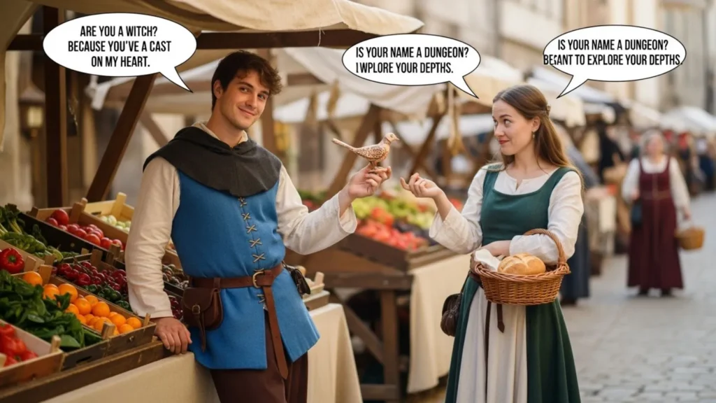 Clever Medieval Pick Up Lines