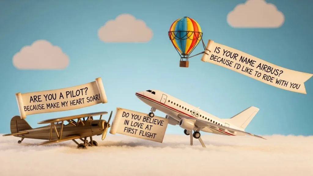 Cute Airplane Pick Up Lines
