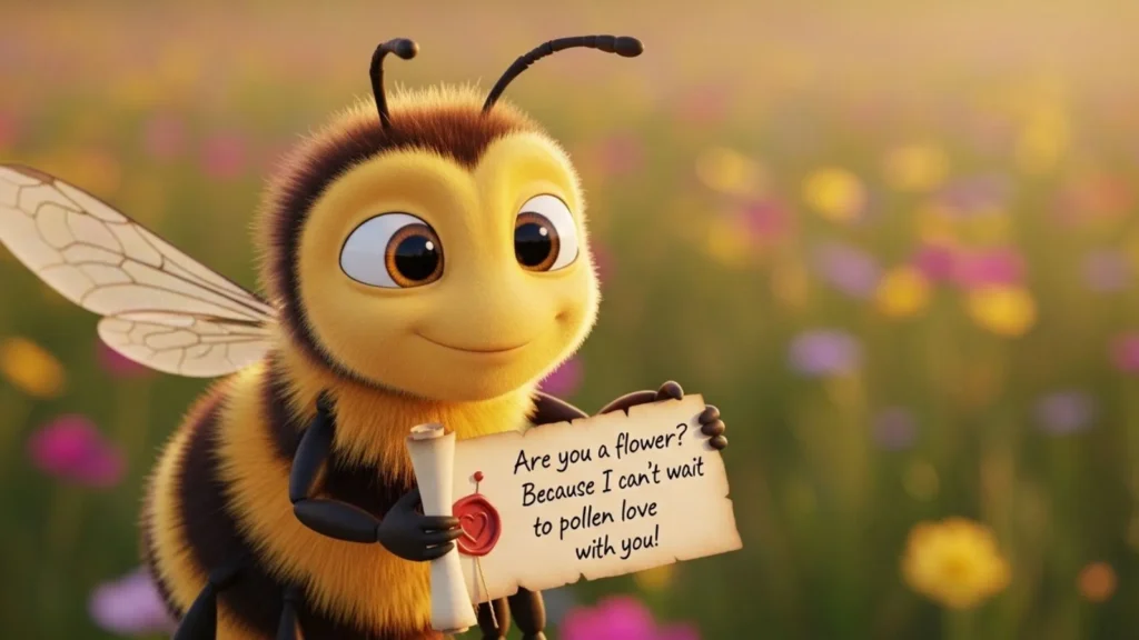 Cute Bee Pick Up Lines