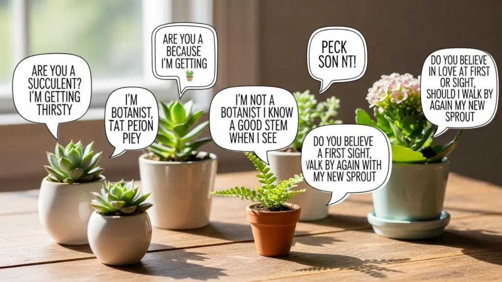 Cute Plant Pick Up Lines