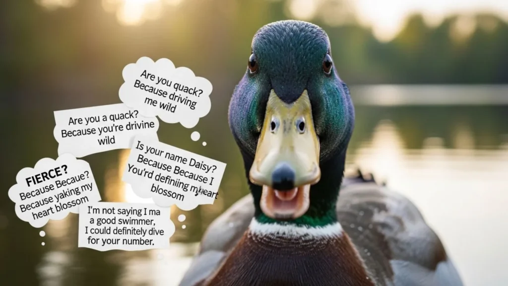 Fierce Duck Pick Up Lines