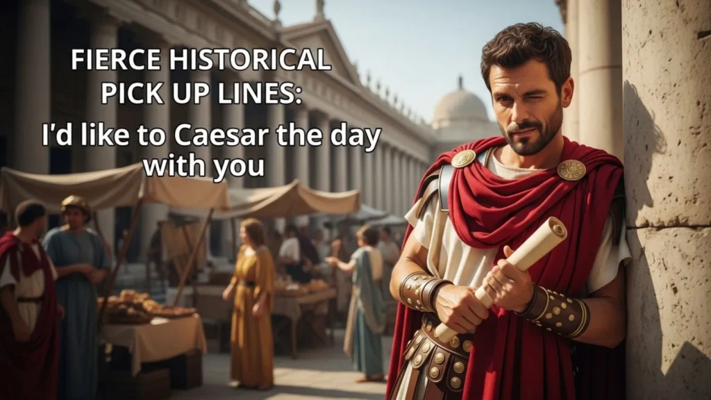 Fierce Historical Pick Up Lines
