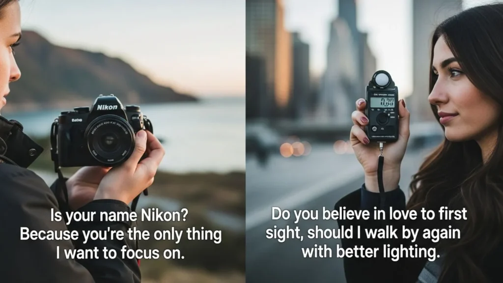  Flirty Photography Pick Up Lines