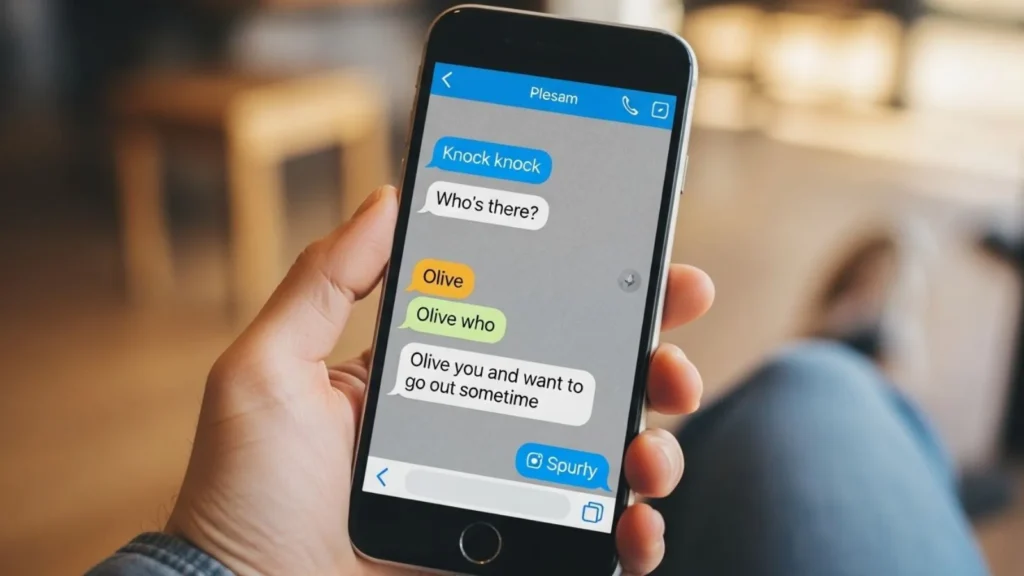 Knock Joke Pick Up Lines for Texting