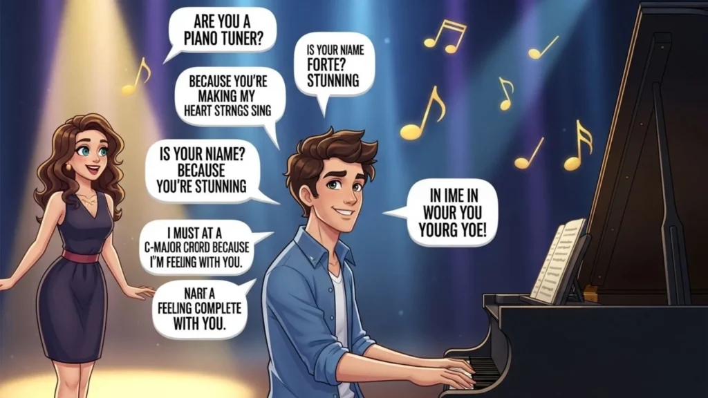 Piano Pick Up Lines for Her