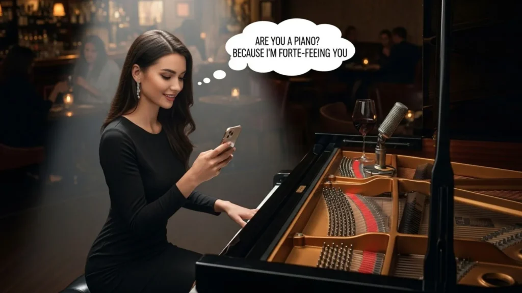 Piano Pick Up Lines for Instagram Captions
