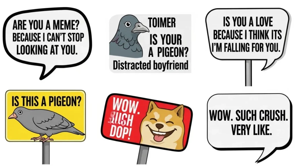 Silly Meme Pick Up Lines for Crush