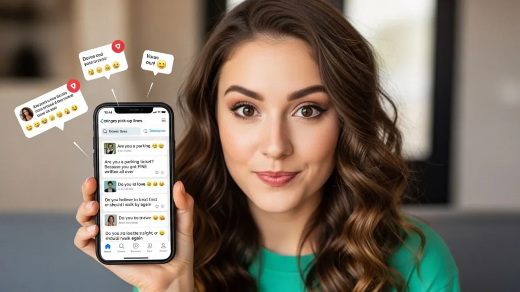 Social Media Cringe Pick Up Lines