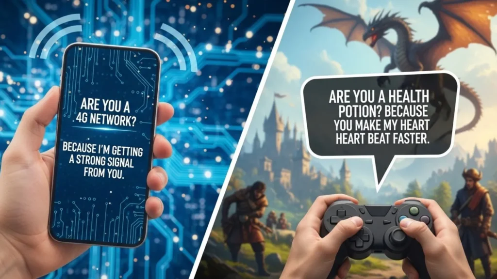 Tech & Gaming Meme Pick Up Lines