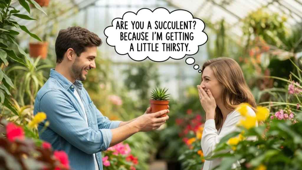 Wordplay Plant Pick Up Lines