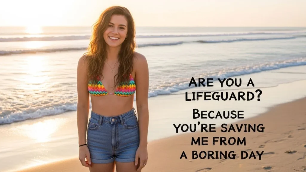 Beach Pick Up Lines for Instagram Captions