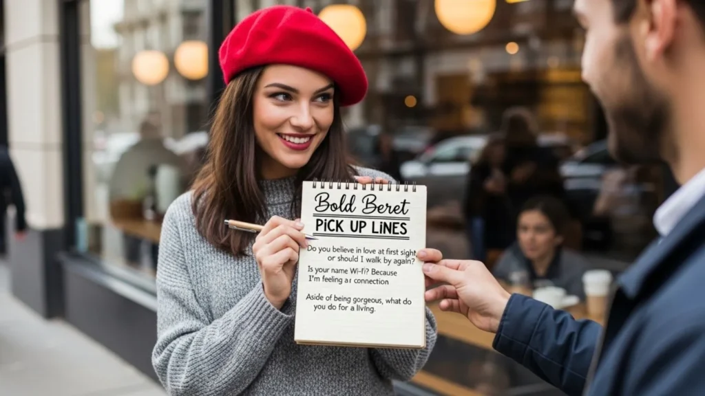Bold Beret Pick Up Lines