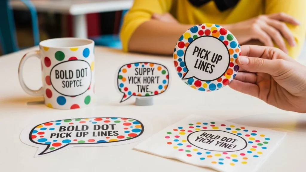 Bold Dot Pick Up Lines