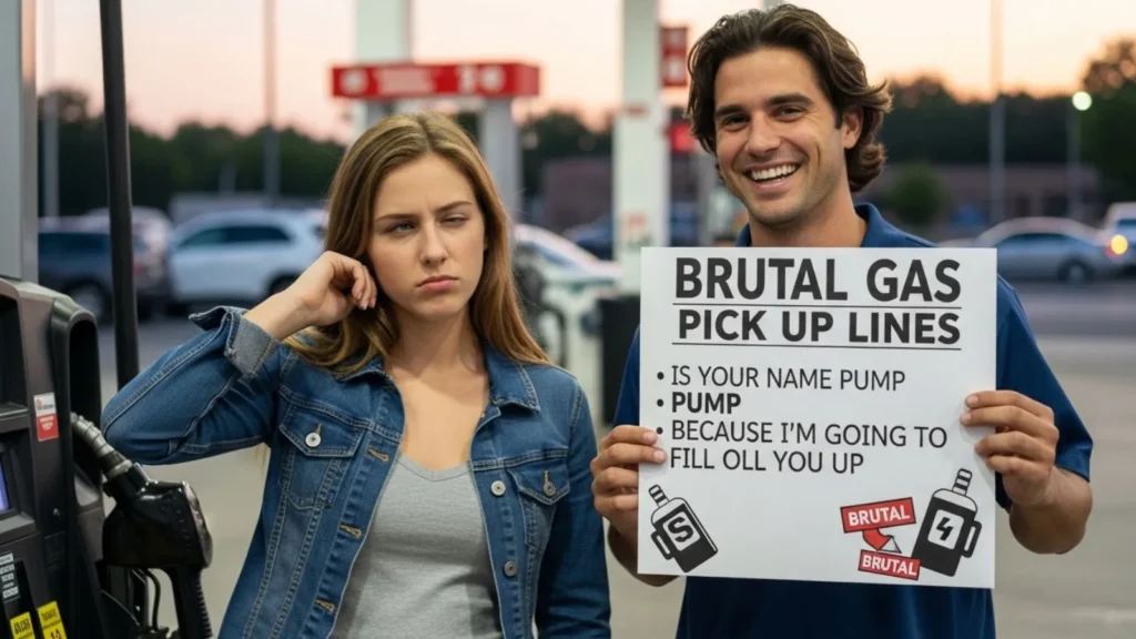 Brutal Gas Pick Up Lines