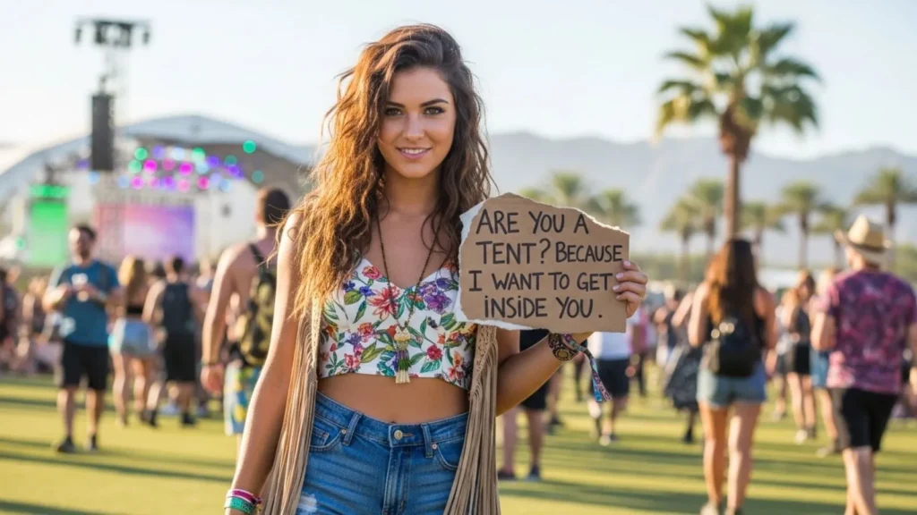 Cheeky Coachella Pick Up Lines