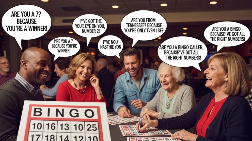 Cheesy Bingo Pick Up Lines