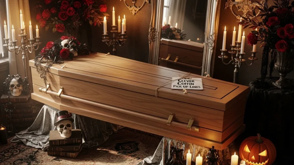Clever Coffin Pick Up Lines