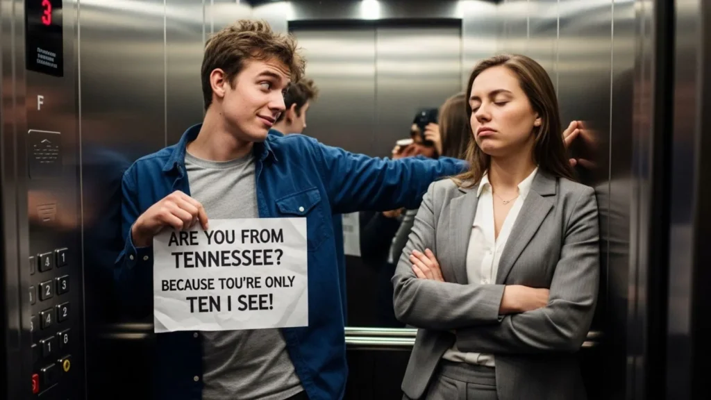 Cringe Elevator Pick Up Lines