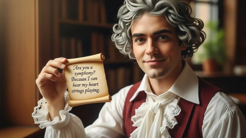 Cute Beethoven Pickup Lines