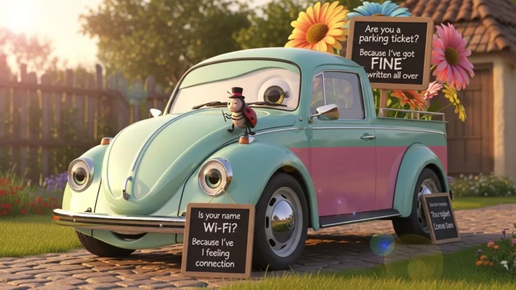 Cute Beetle Pick Up Lines