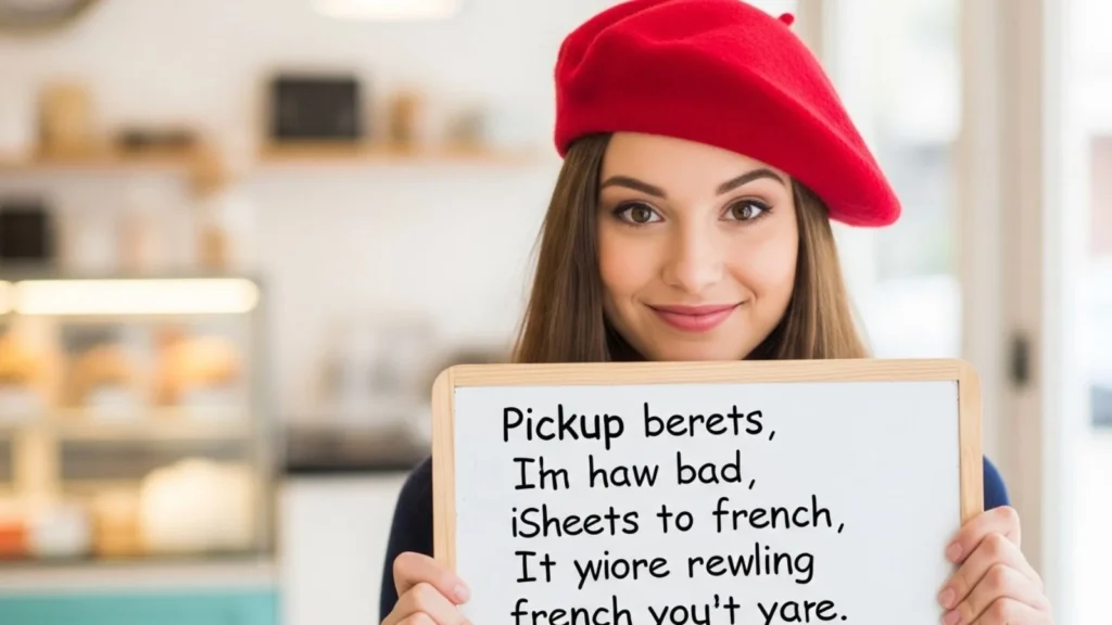 Cute Beret Pick Up Lines