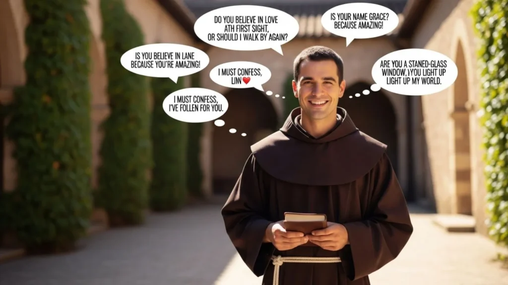 Cute Friar Pick Up Lines