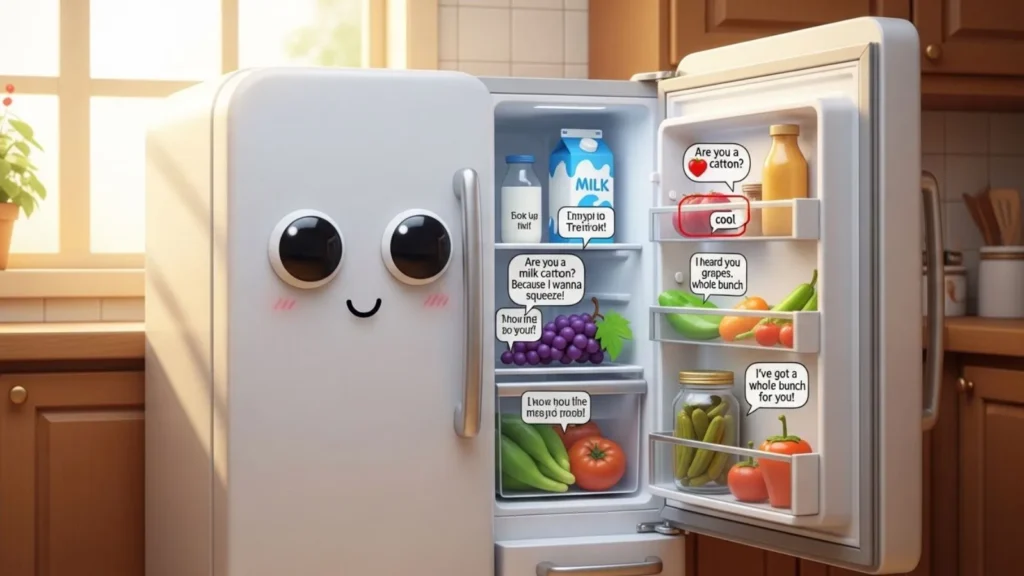 Cute Fridge Pick Up Lines to Melt Hearts