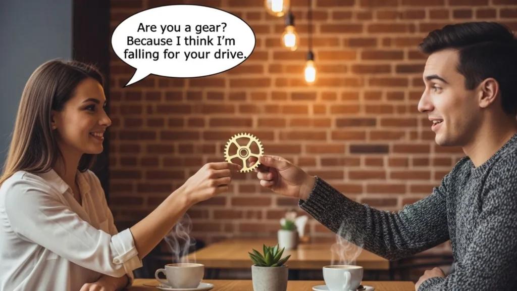 Cute Gear Pick Up Lines