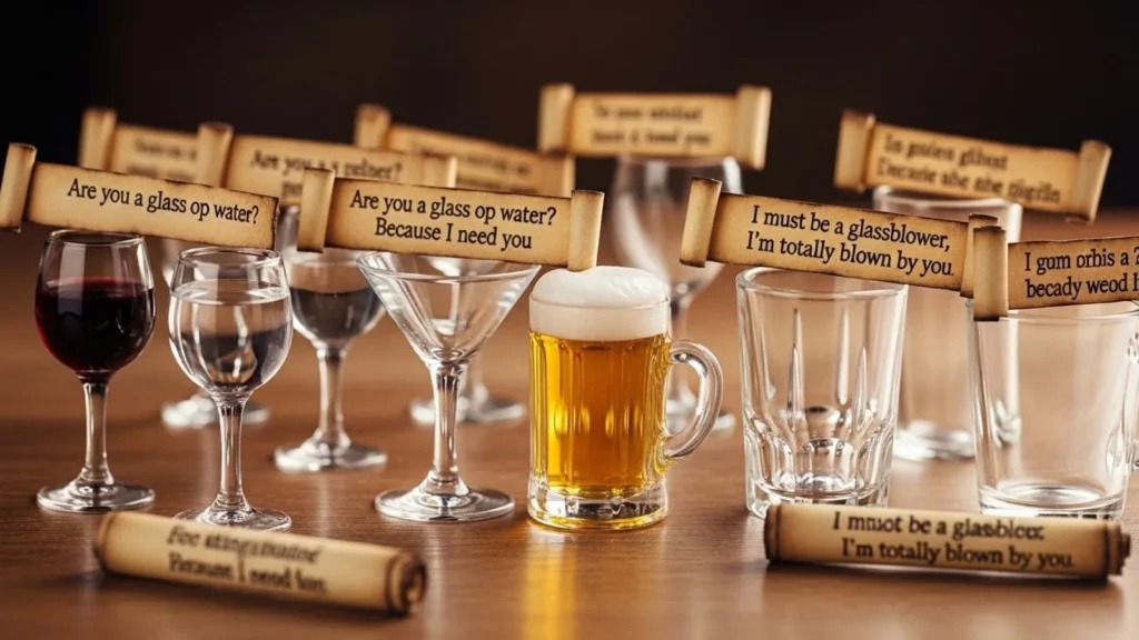 Cute Glass Pick Up Lines