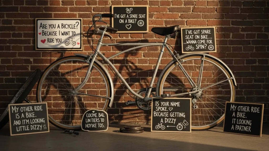 Dirty (Light & Playful) Bike Pick Up Lines