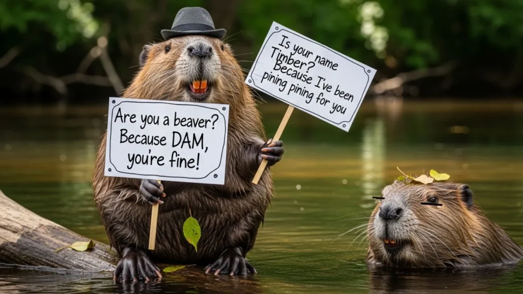 Dreadful Funny Beaver Pick Up Lines
