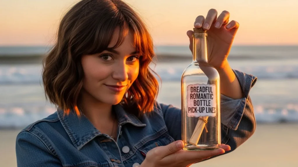Dreadful Romantic Bottle Pick Up Lines