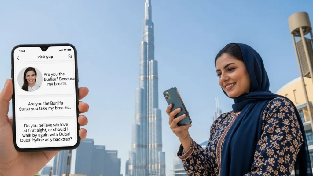 Dubai Text Pick Up Lines