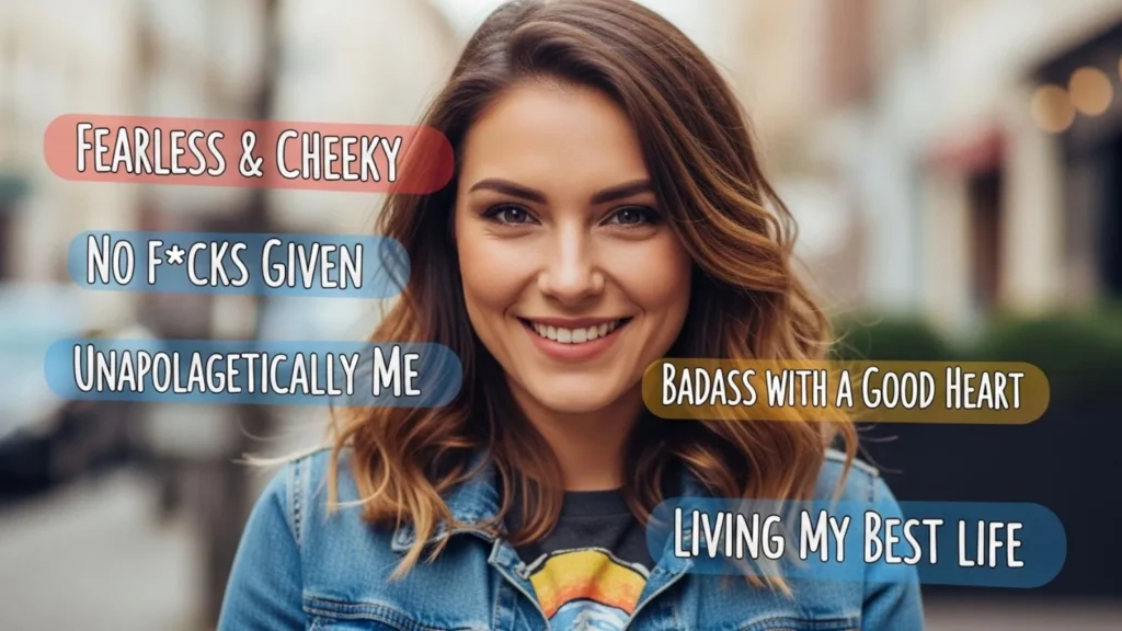 Fearless & Cheeky Text Lines