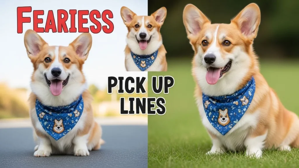 Fearless Corgi Pick Up Lines