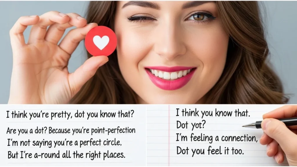 Flirty Dot Pick Up Lines