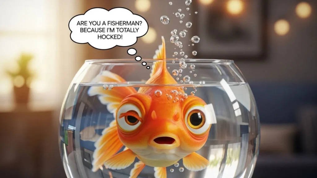 Flirty Funny Goldfish Pick Up Lines