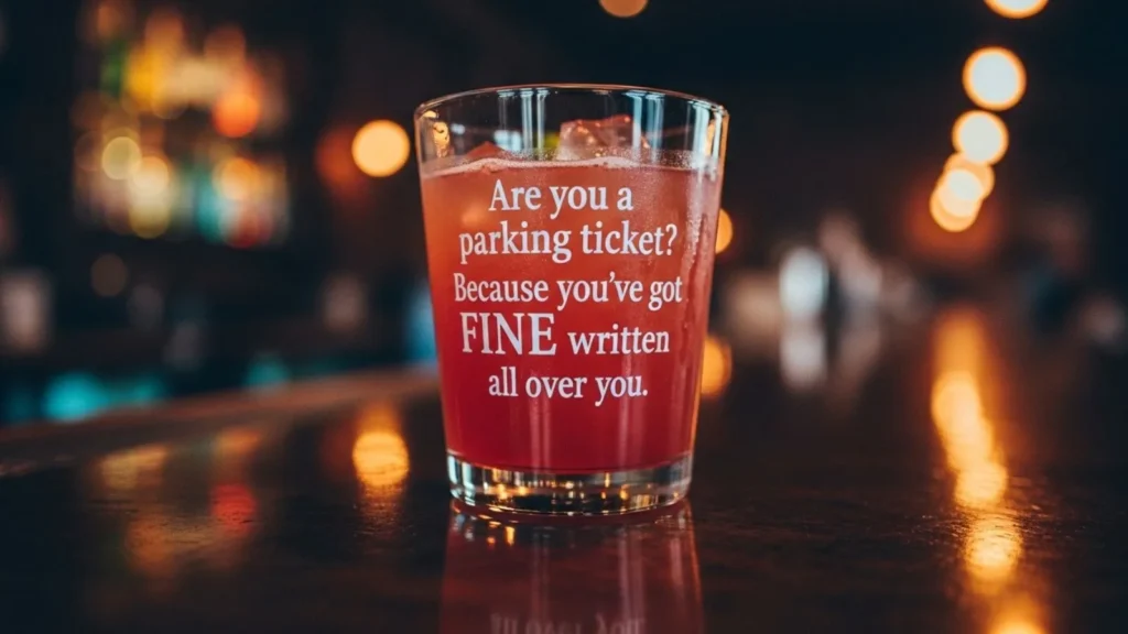 Flirty Glass Pick Up Lines