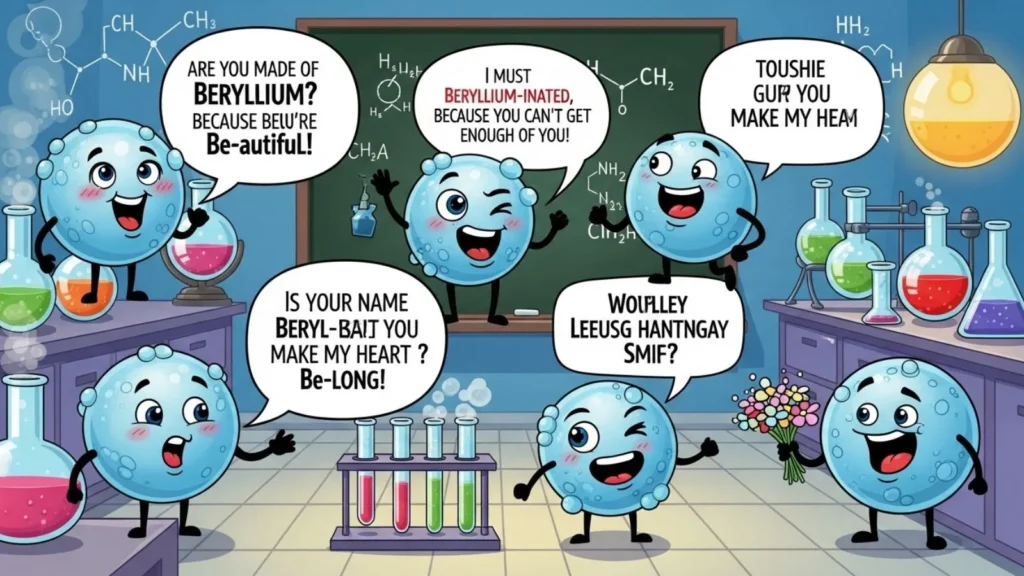 Funny Beryllium Pick Up Lines