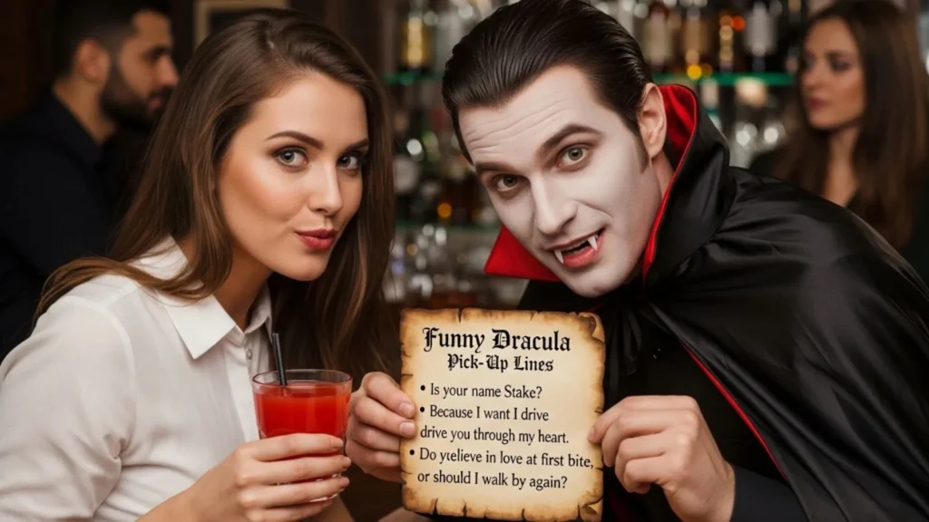 Funny Dracula Pick Up Lines